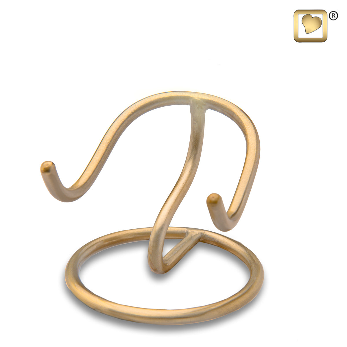 Heart Keepsake Stand (Brushed Gold)