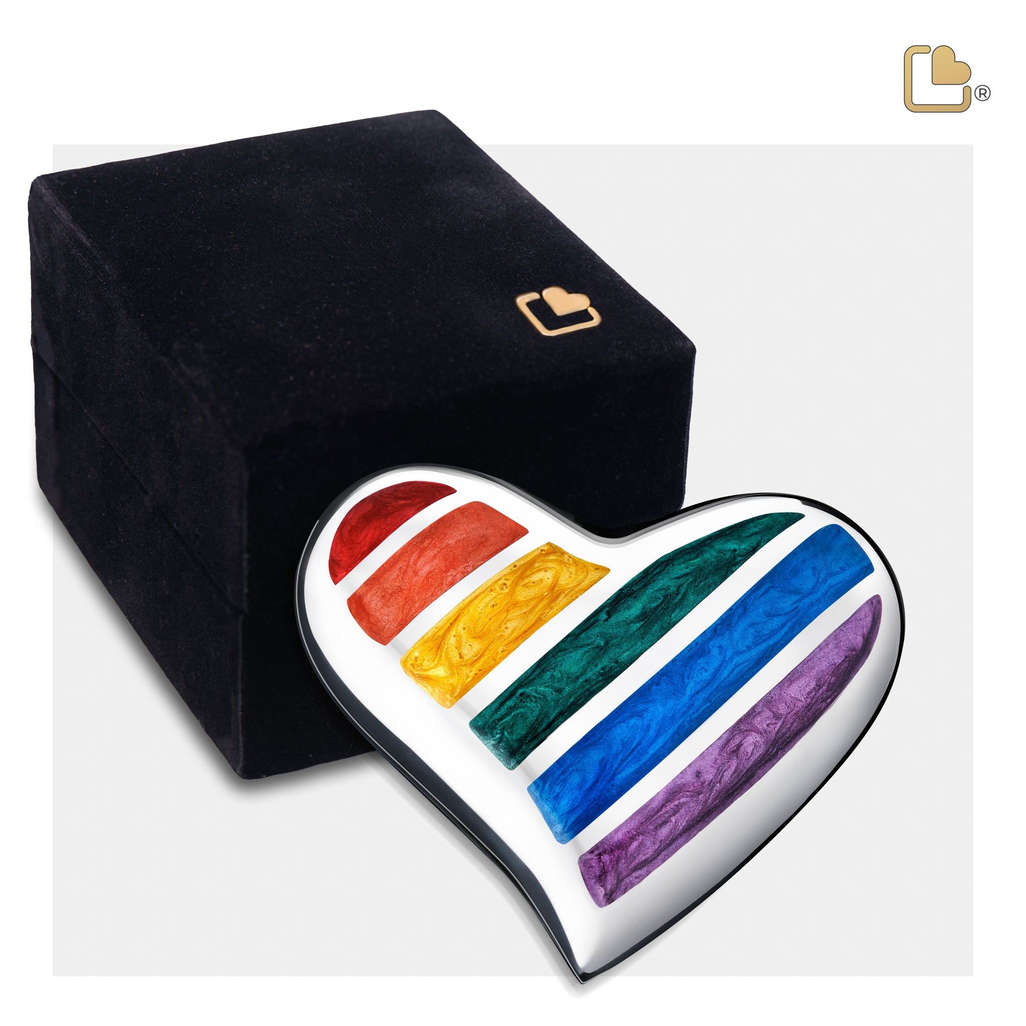 Pride Rainbow (Keepsake Heart)