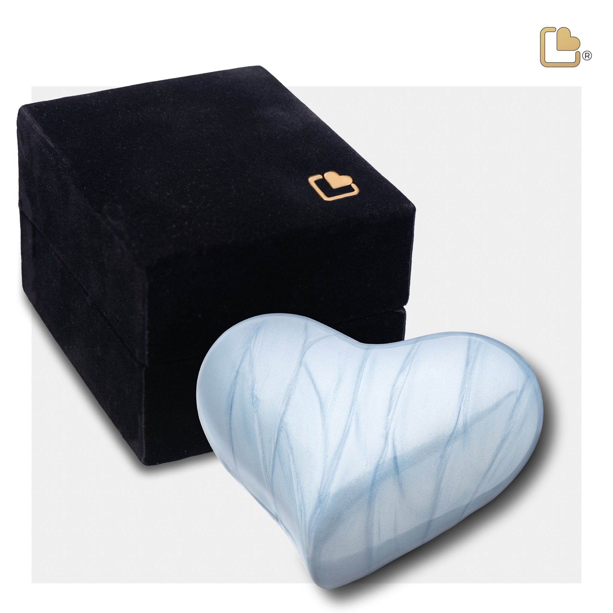 CuddleBear™ Blue (Keepsake Heart)