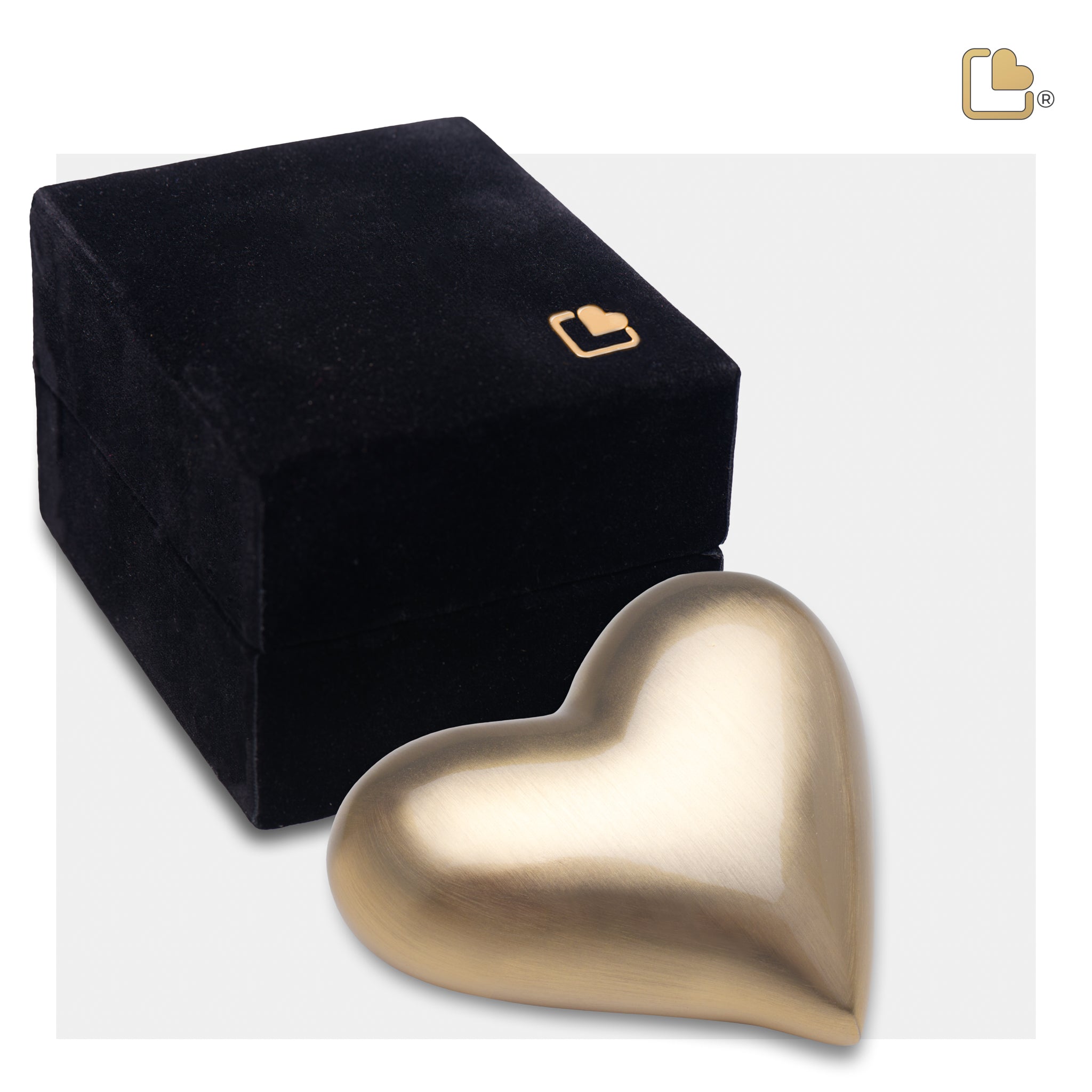 Brushed Gold (Keepsake Heart)