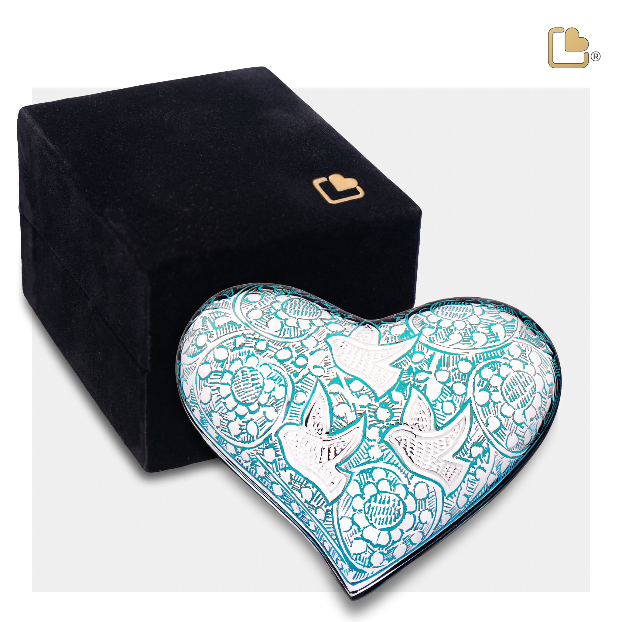 Soaring Doves (Keepsake Heart)