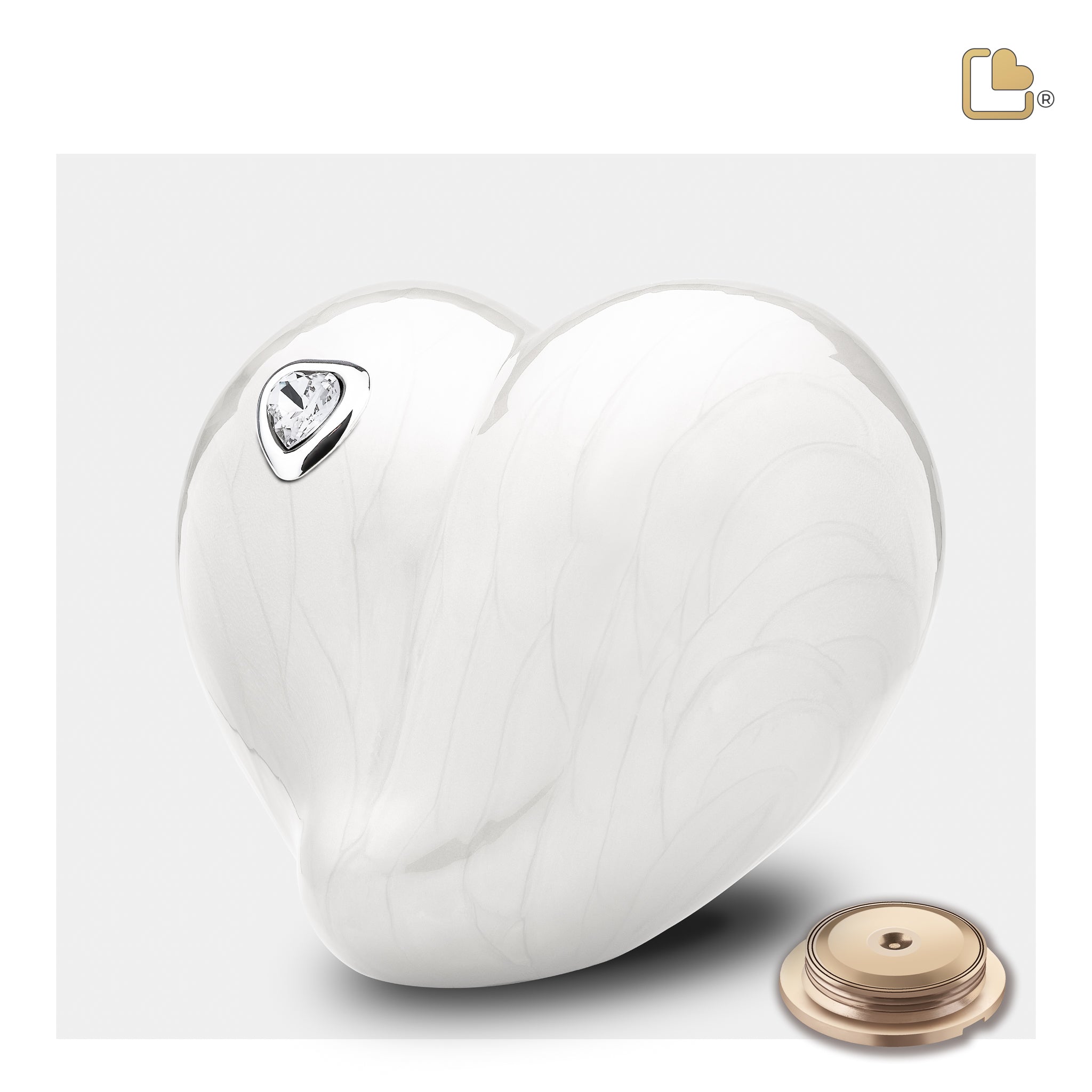 LoveHeart™ Pearl (Medium)