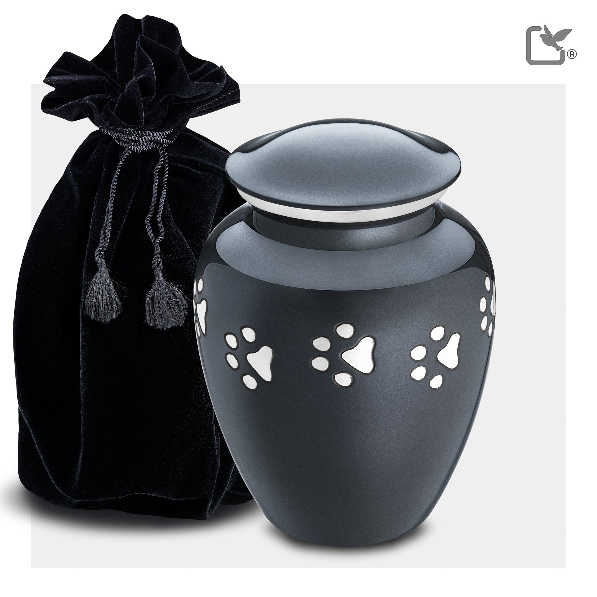 Classic Paw Print Urn (Small)