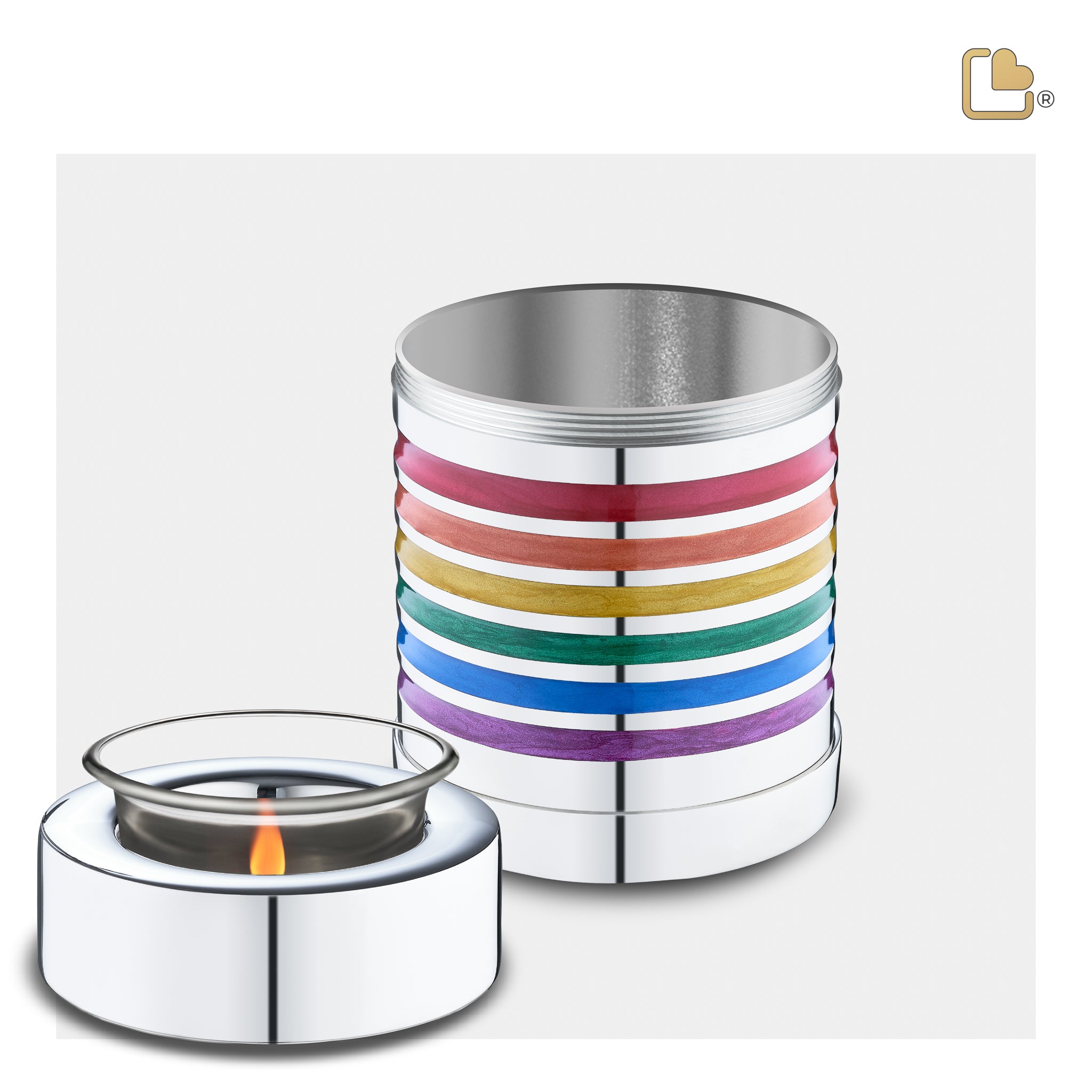 Pride Rainbow (Tealight Urn)