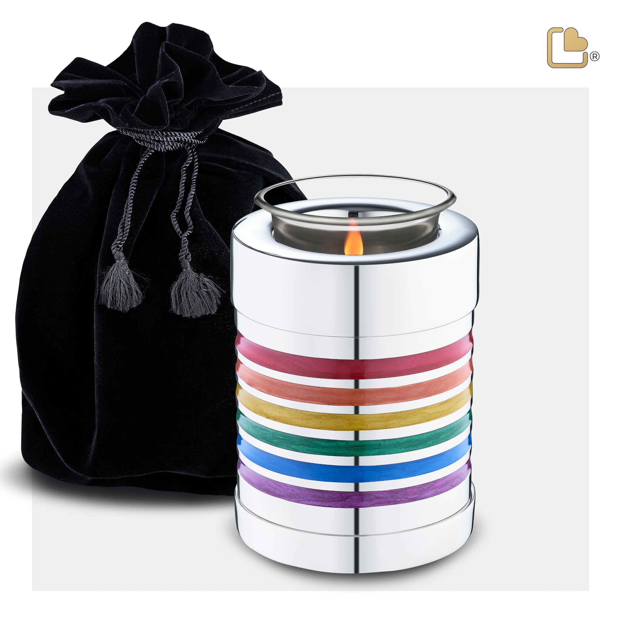 Pride Rainbow (Tealight Urn)