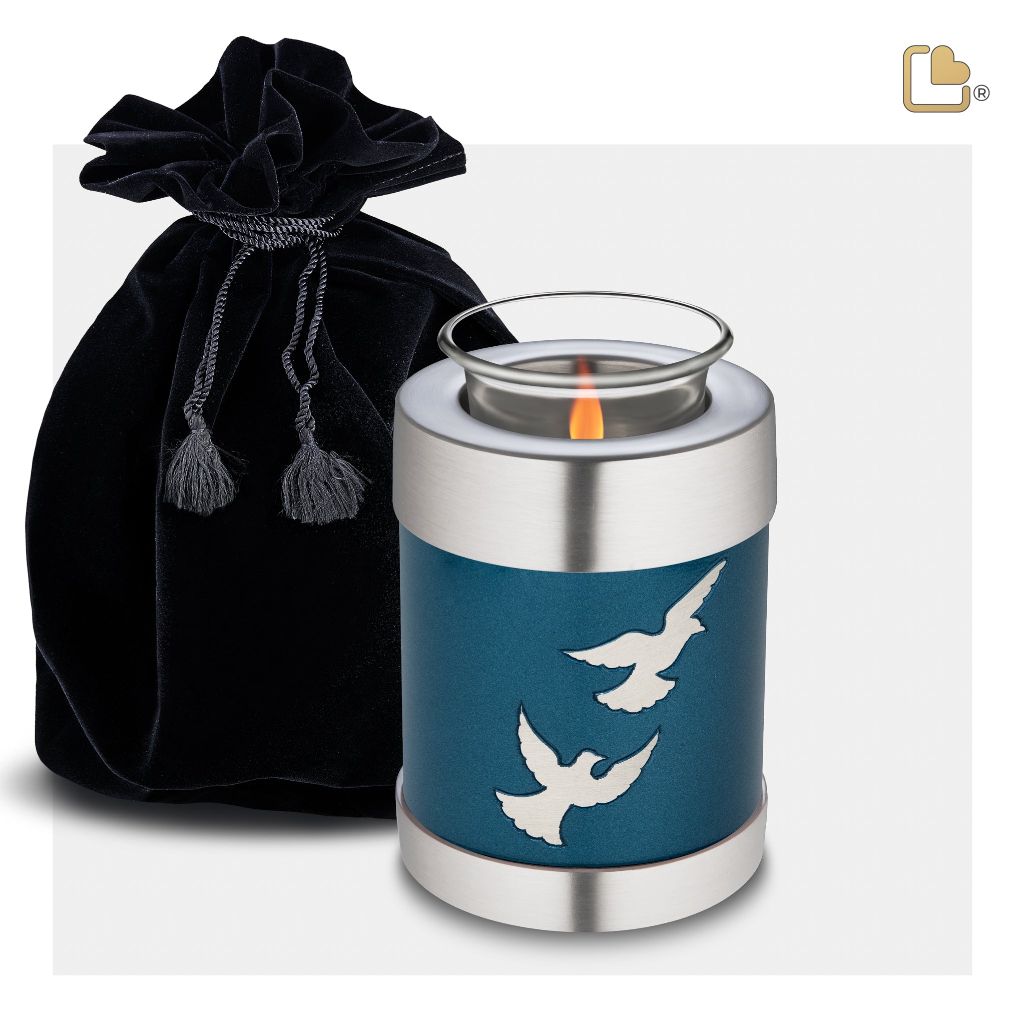Divine Flying Doves (Tealight Urn)