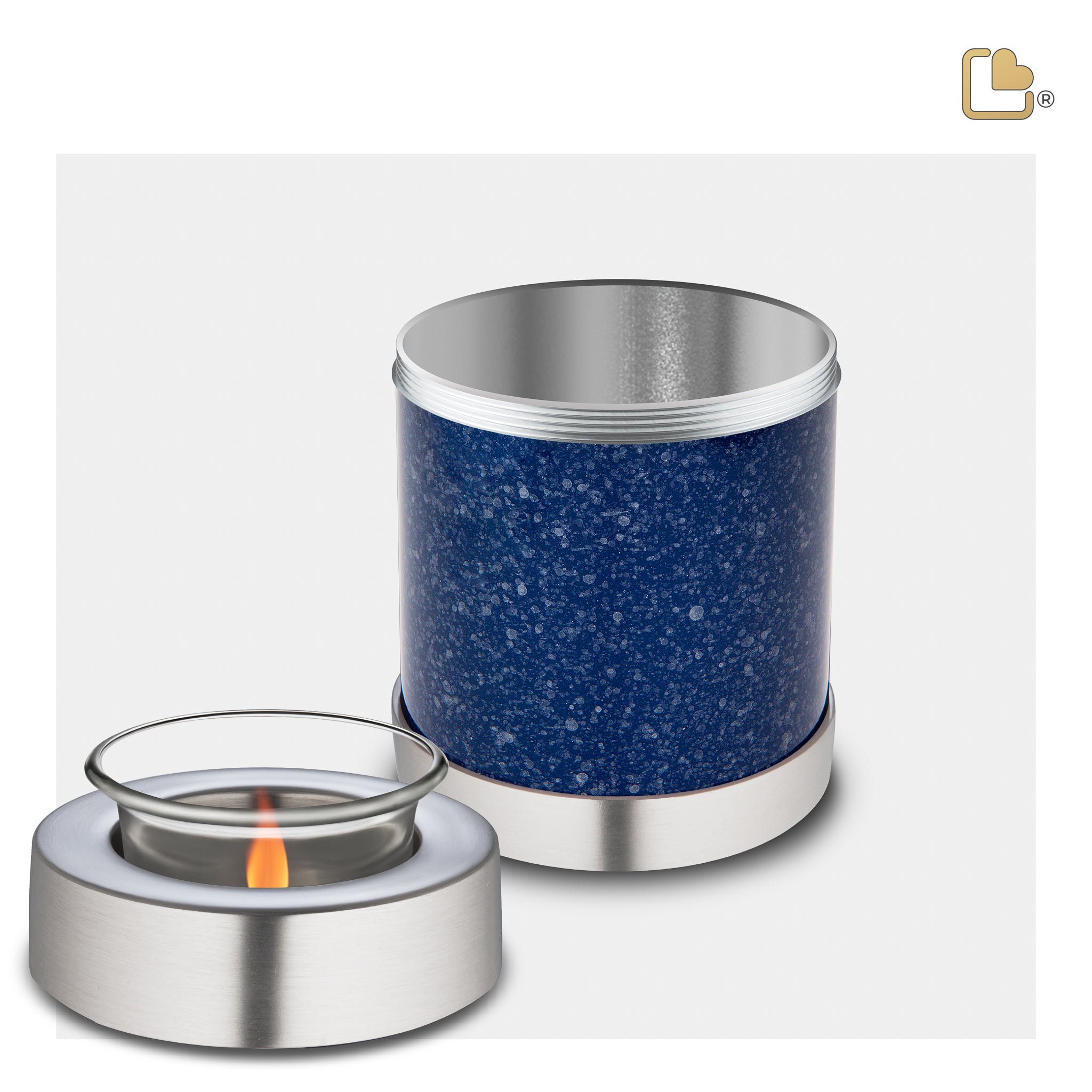 Speckled Indigo (Tealight Urn)