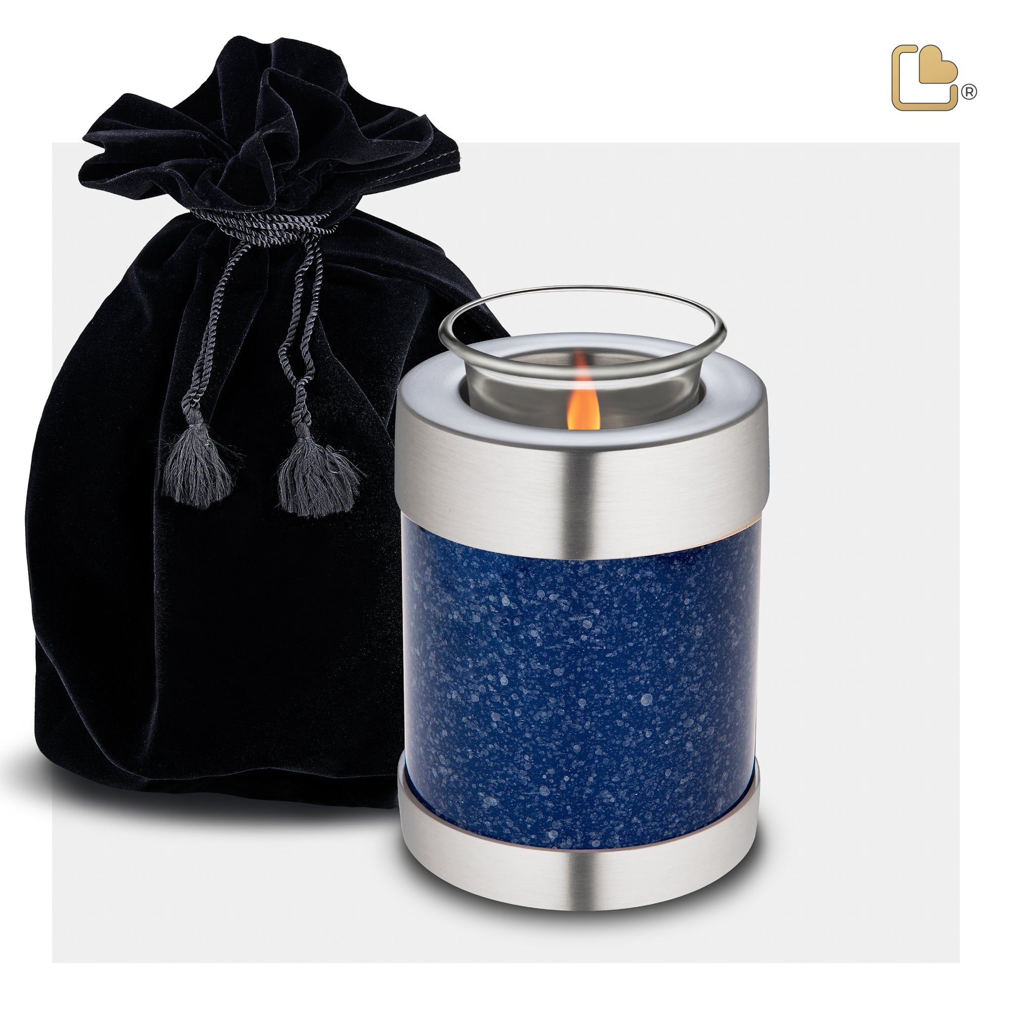 Speckled Indigo (Tealight Urn)
