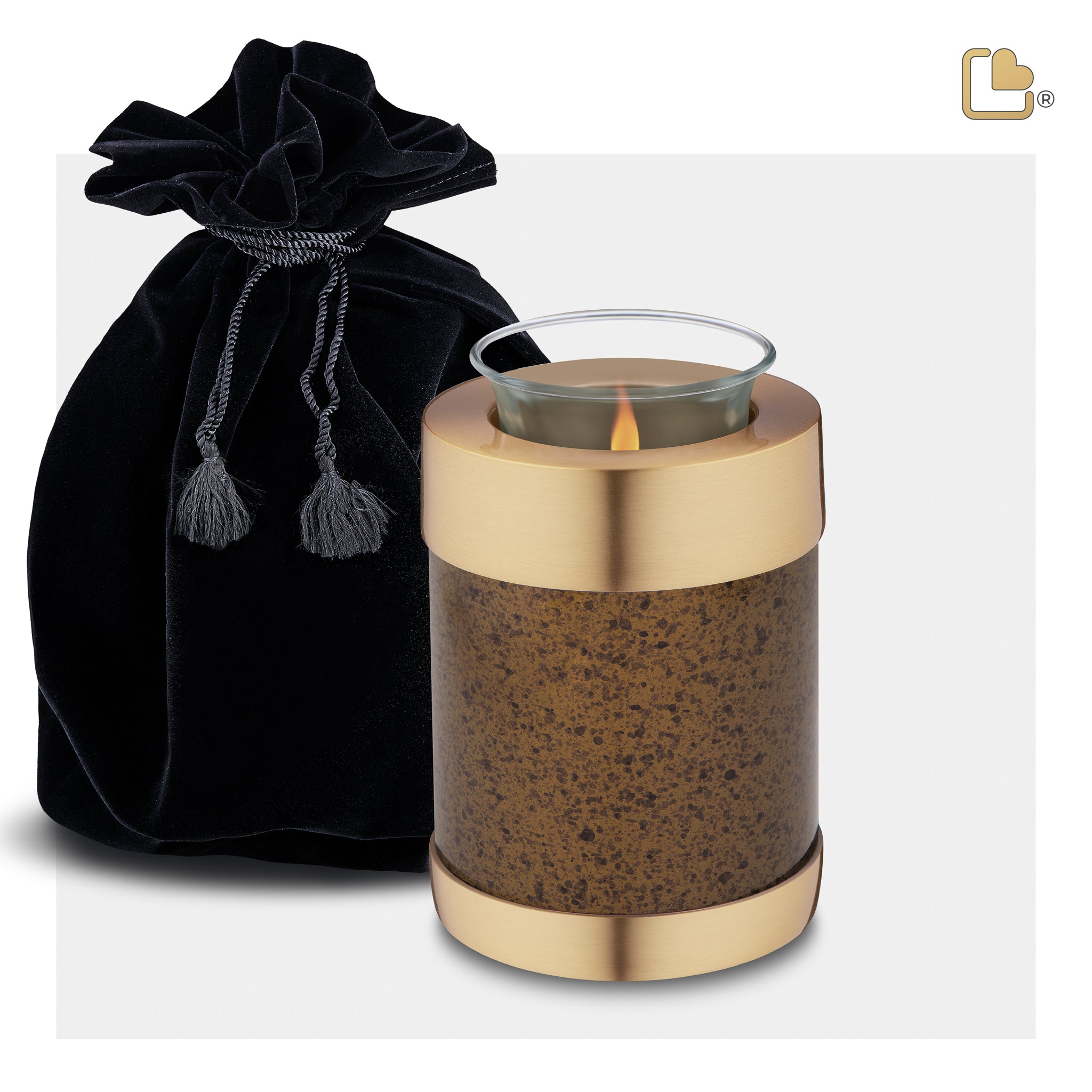 Speckled Auburn (Tealight Urn)