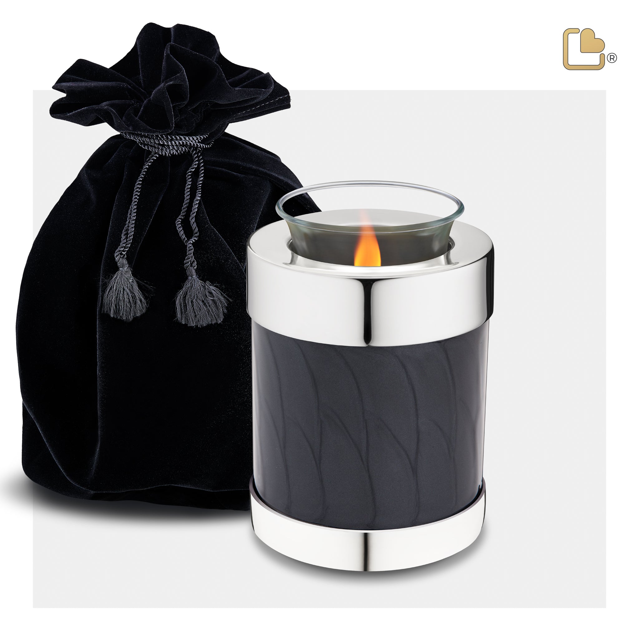 Midnight Pearl Silver (Tealight Urn)