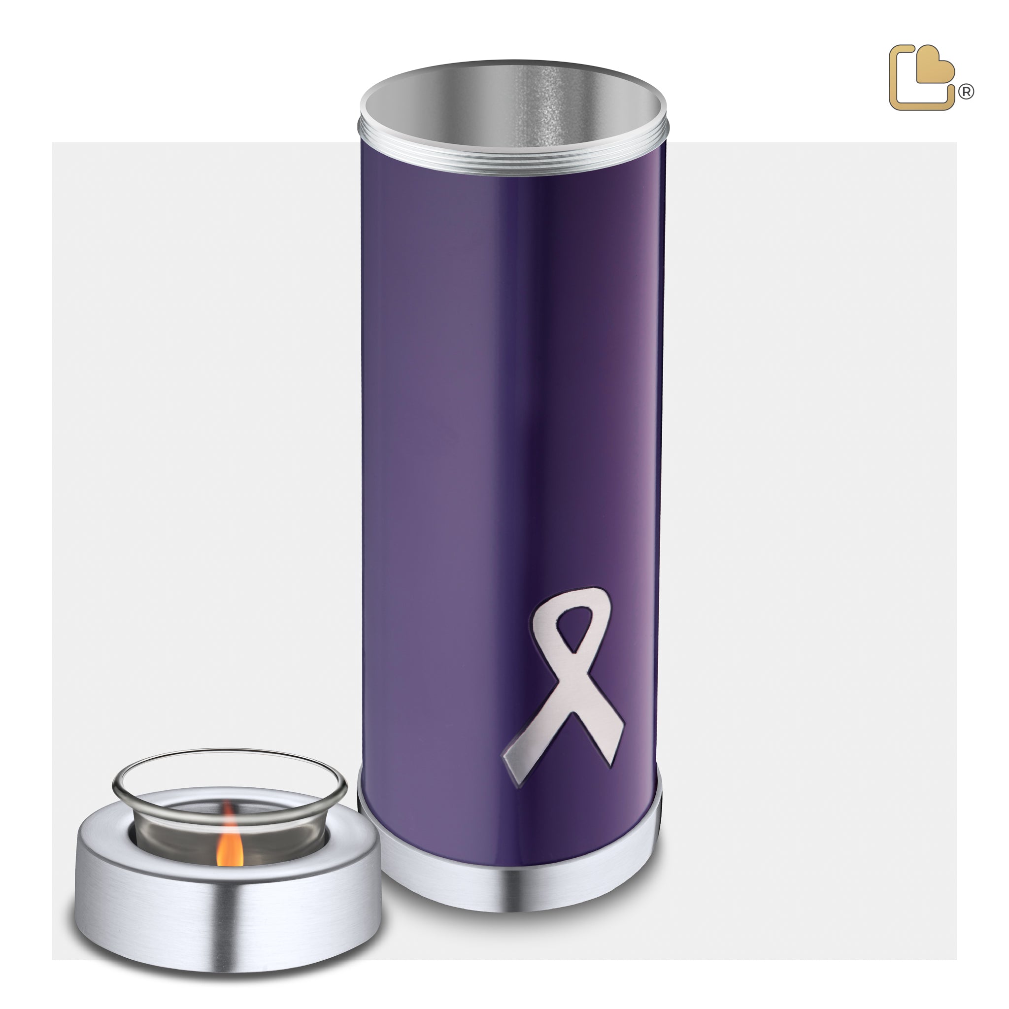 Awareness Purple Tall (Tealight Urn)