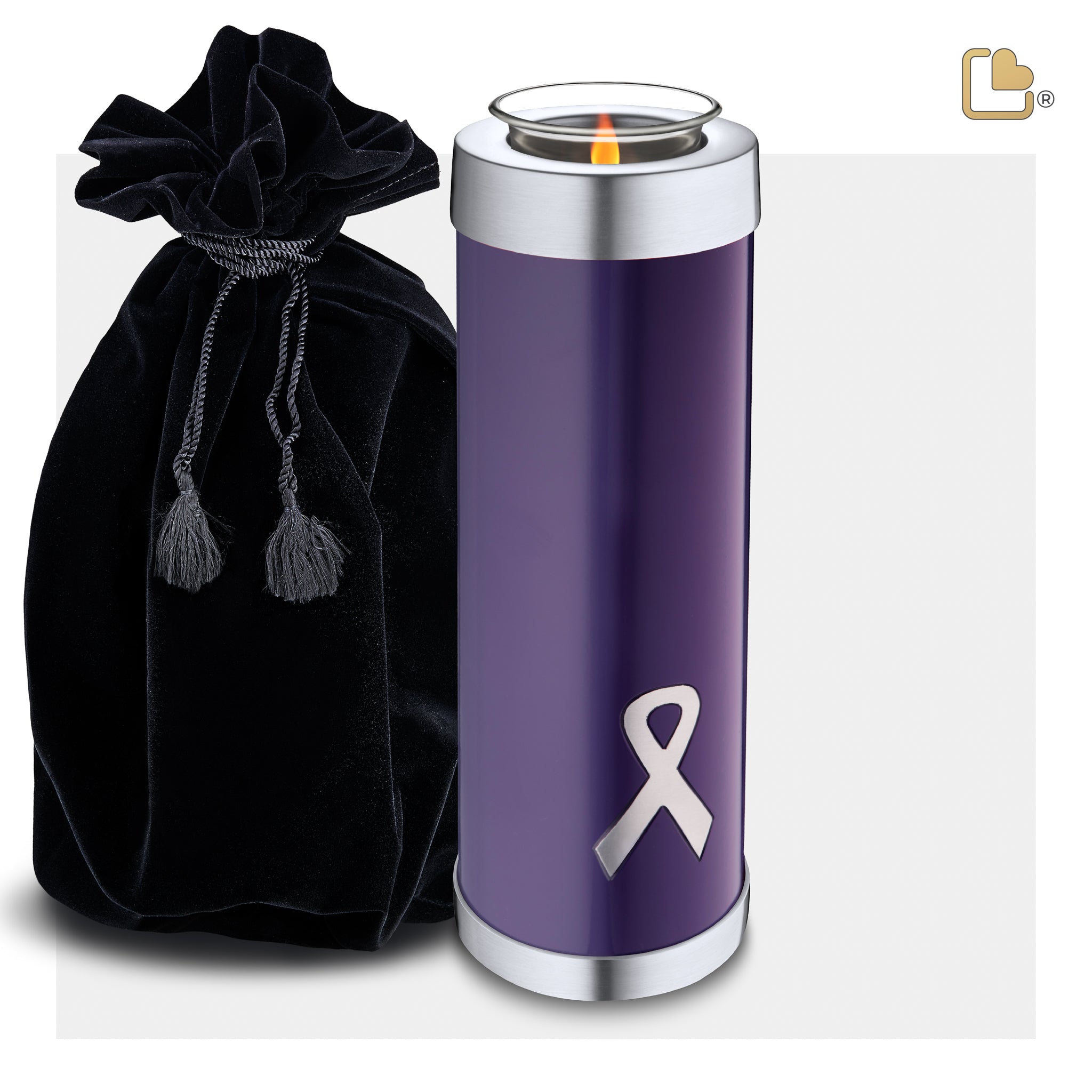 Awareness Purple Tall (Tealight Urn)