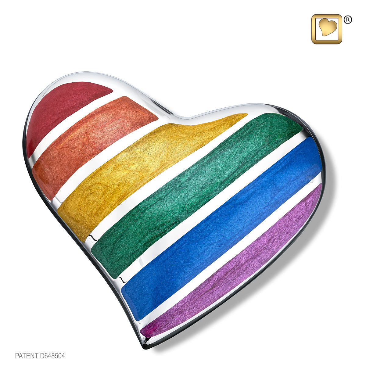 Pride Rainbow (Keepsake Heart)