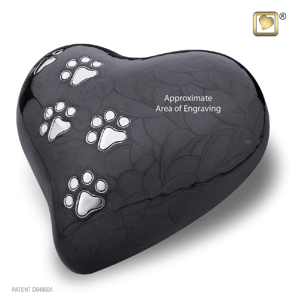 LovePaws™ Pearlescent Midnight (Large Heart)