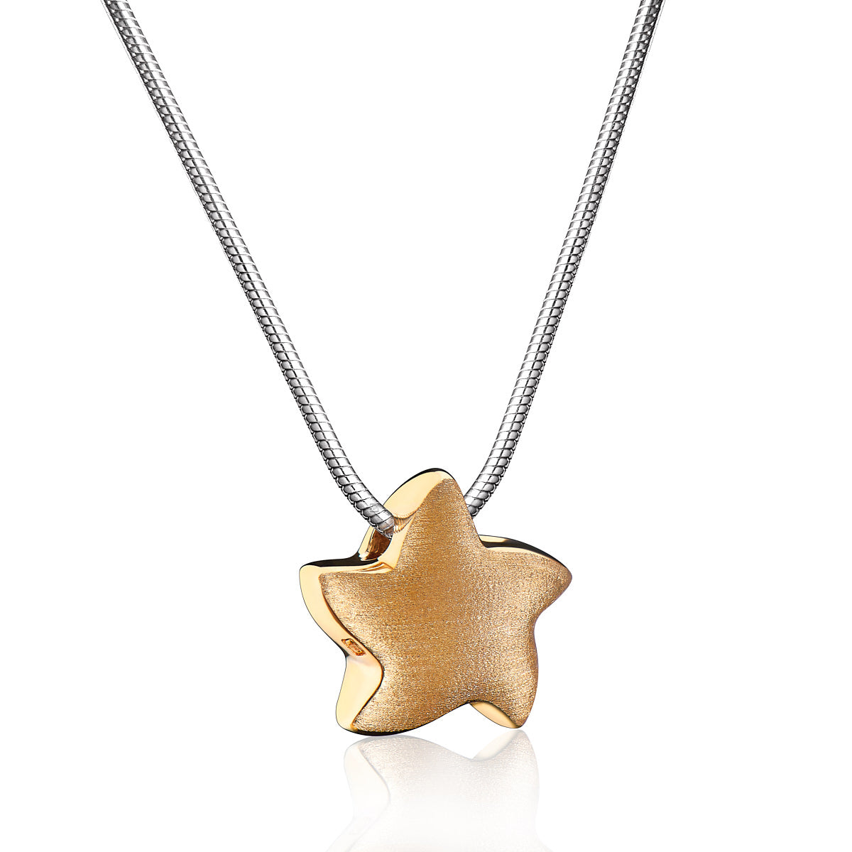 Pendant: Angelic Star - Gold Vermeil Two Tone