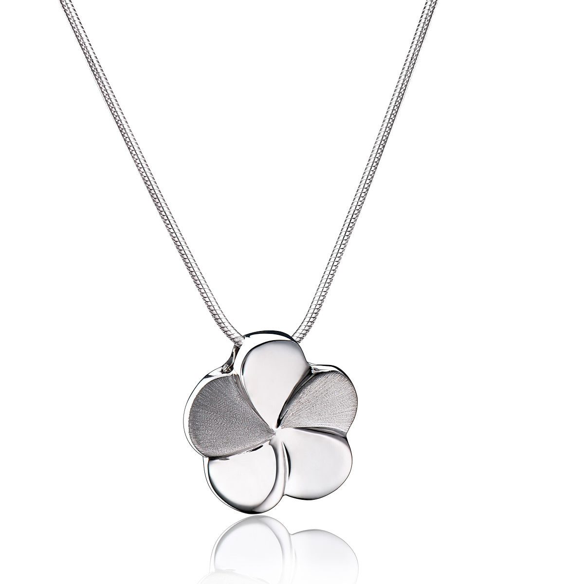 Pendant: Bloom - Rhodium Plated Two Tone
