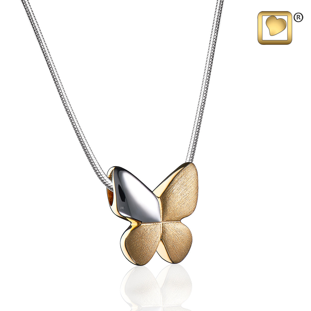 Pendant: Butterfly - Gold Vermeil Two Tone