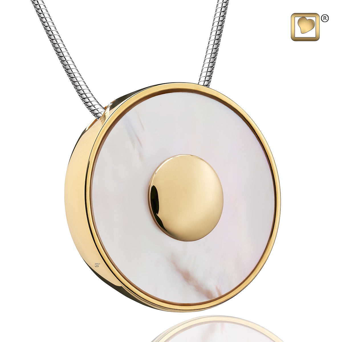 Pendant: Mother of Pearl - Gold Vermeil
