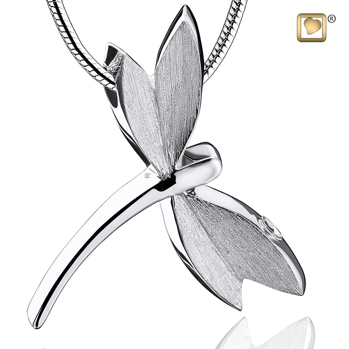 Pendant: Dragonfly - Rhodium Plated Two Tone