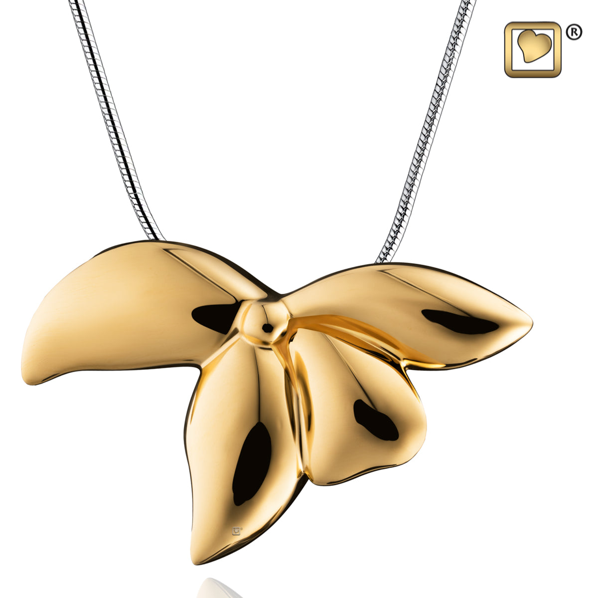 Pendant: Orchid - Gold Vermeil